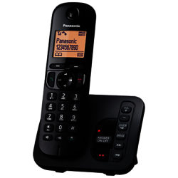 Panasonic KX-TGC220EB Digital Cordless Telephone with 1.6